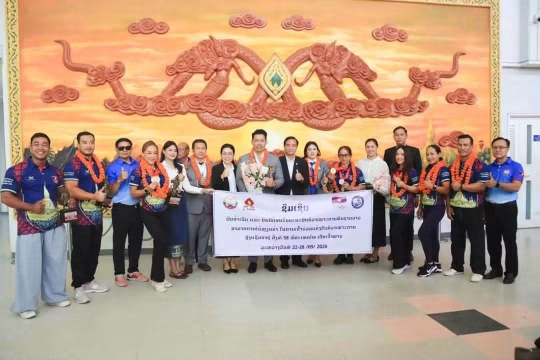 Lao Bodybuilders Exceed Expectations, Return Home with 3 Gold Medals from 58th Asian Championships